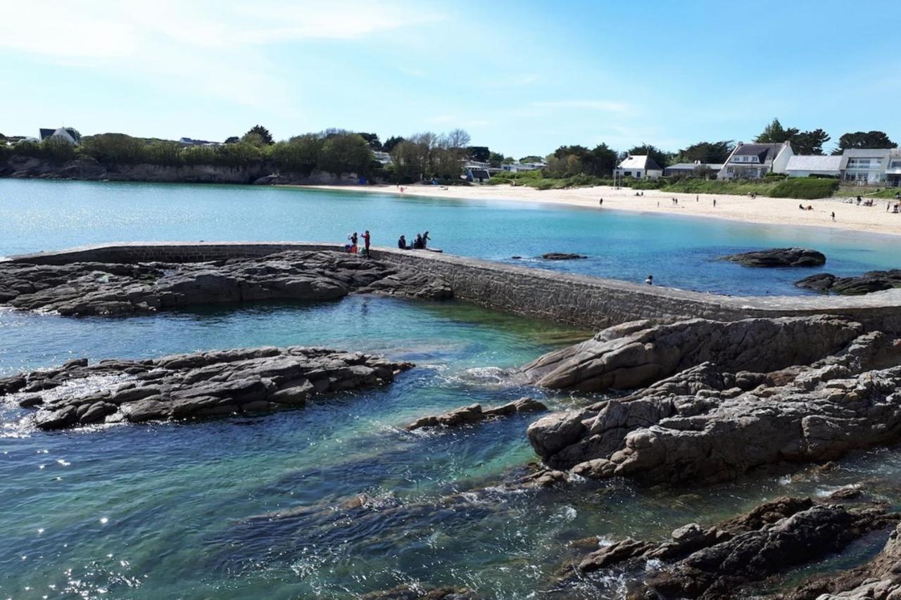 Charmante maisonnette À 2 pas des plagesPiscine Guidel Extérieur photo