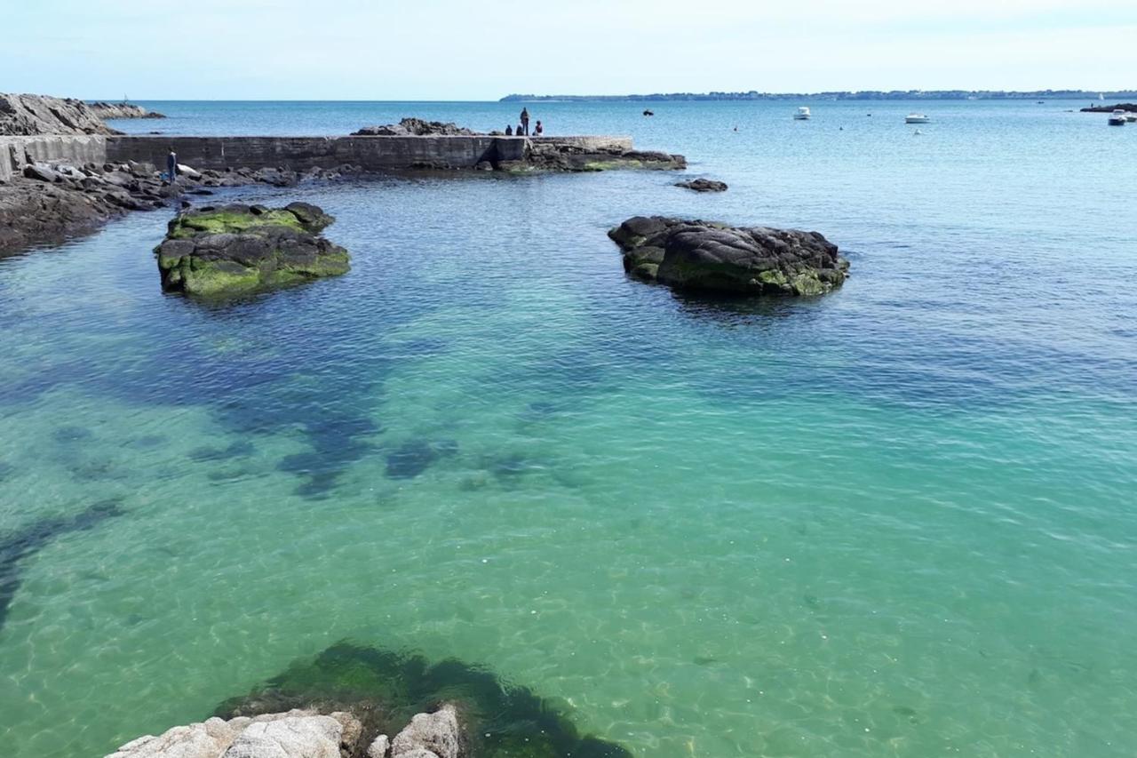 Charmante maisonnette À 2 pas des plagesPiscine Guidel Extérieur photo